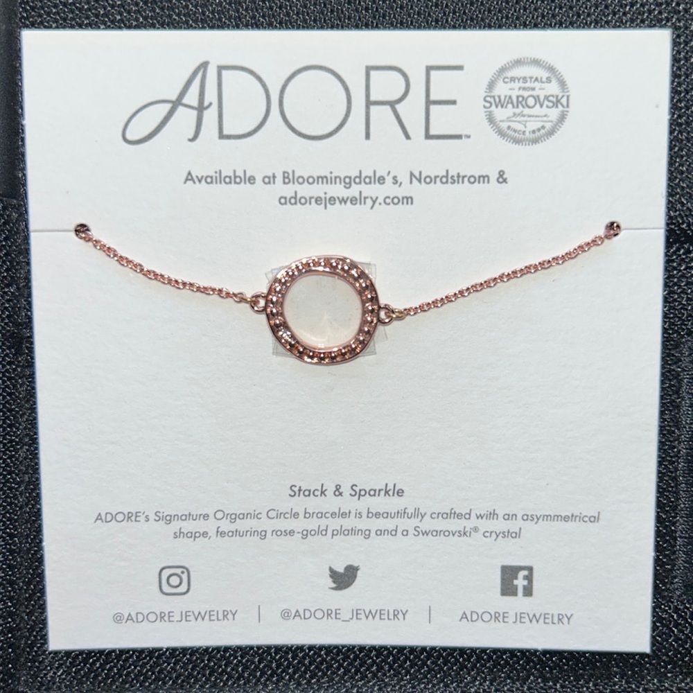 ADORE by Swarovski Rose Gold Bracelet
